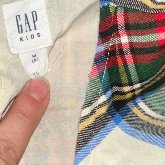 Girls Cotton Plaid Cotton Lined Dresss - Picture 3 of 4